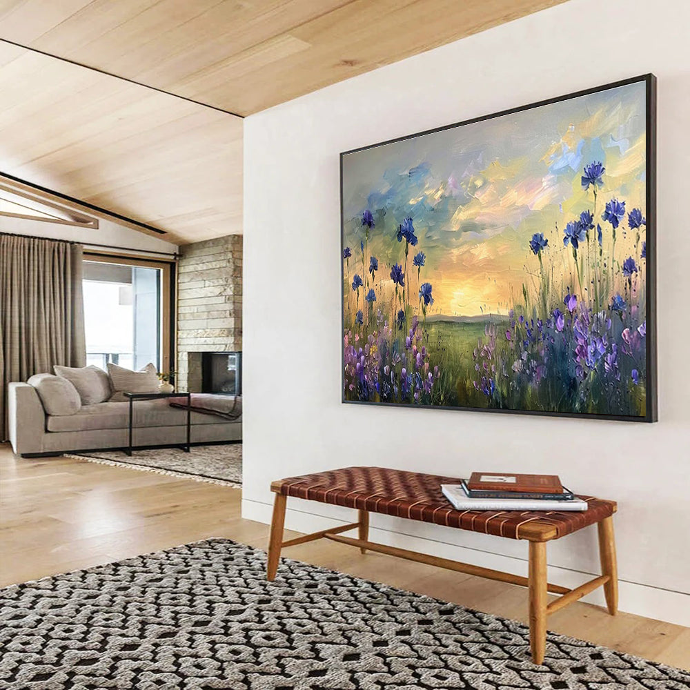 Dynamic Original Extensive Textured Hand - Crafted Abstract Artwork for Lively Decor DKH819