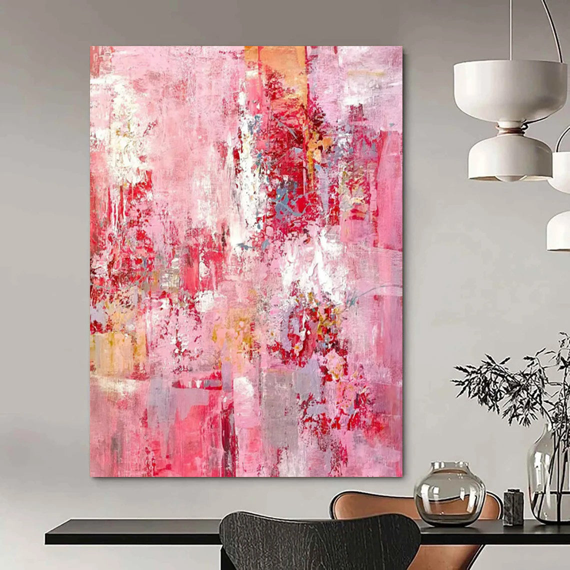 Expansive Hand-Painted Abstract Artworks for Living Room & Hotel Lobby LargeART2300
