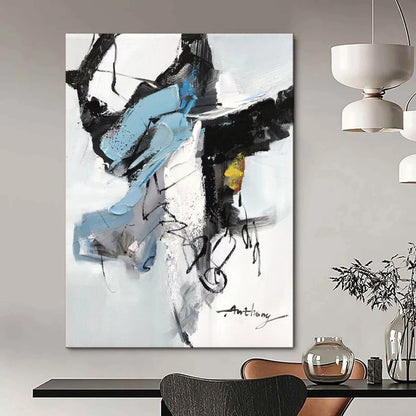 Underwater Textured Abstract Wall Art for Bathroom & Aquarium Room LargeART2086