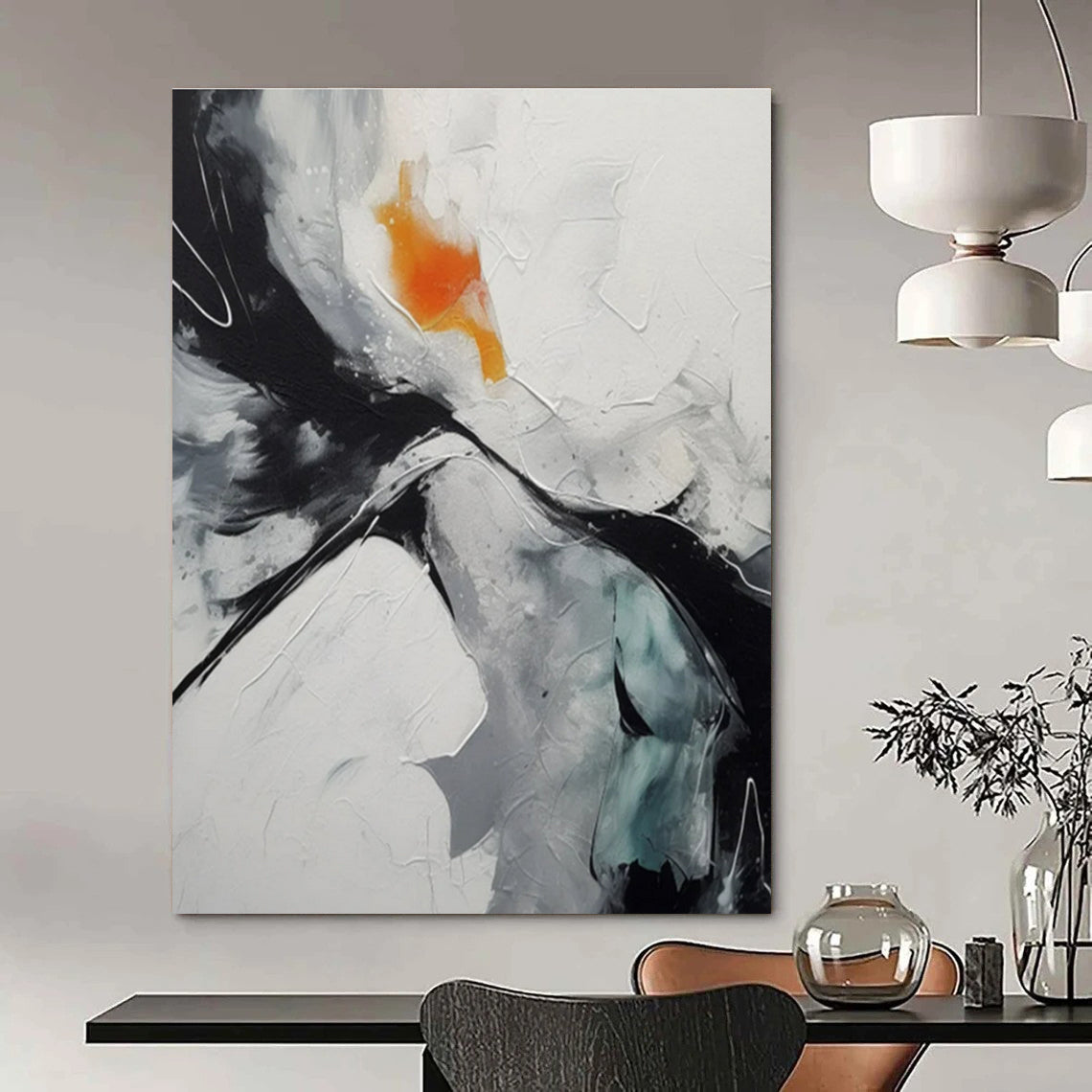 Hand-Painted Personalized Abstract Canvas for Bar & Hotel LargeART1464