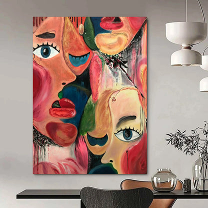 Vast Hand-Painted Abstract Art for Office Breakout Space & Lounge LargeART2235