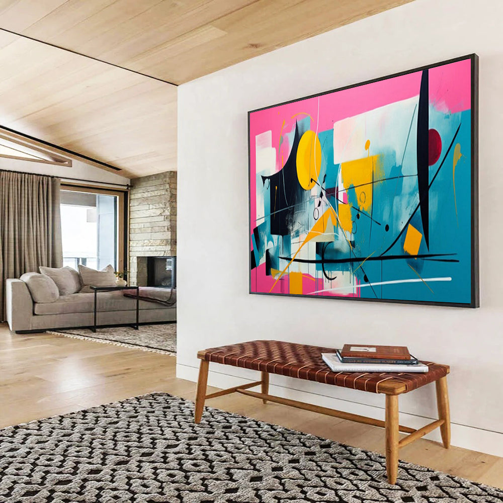 Graceful Abstract Canvas for Bedroom & Living Room LargeART1718