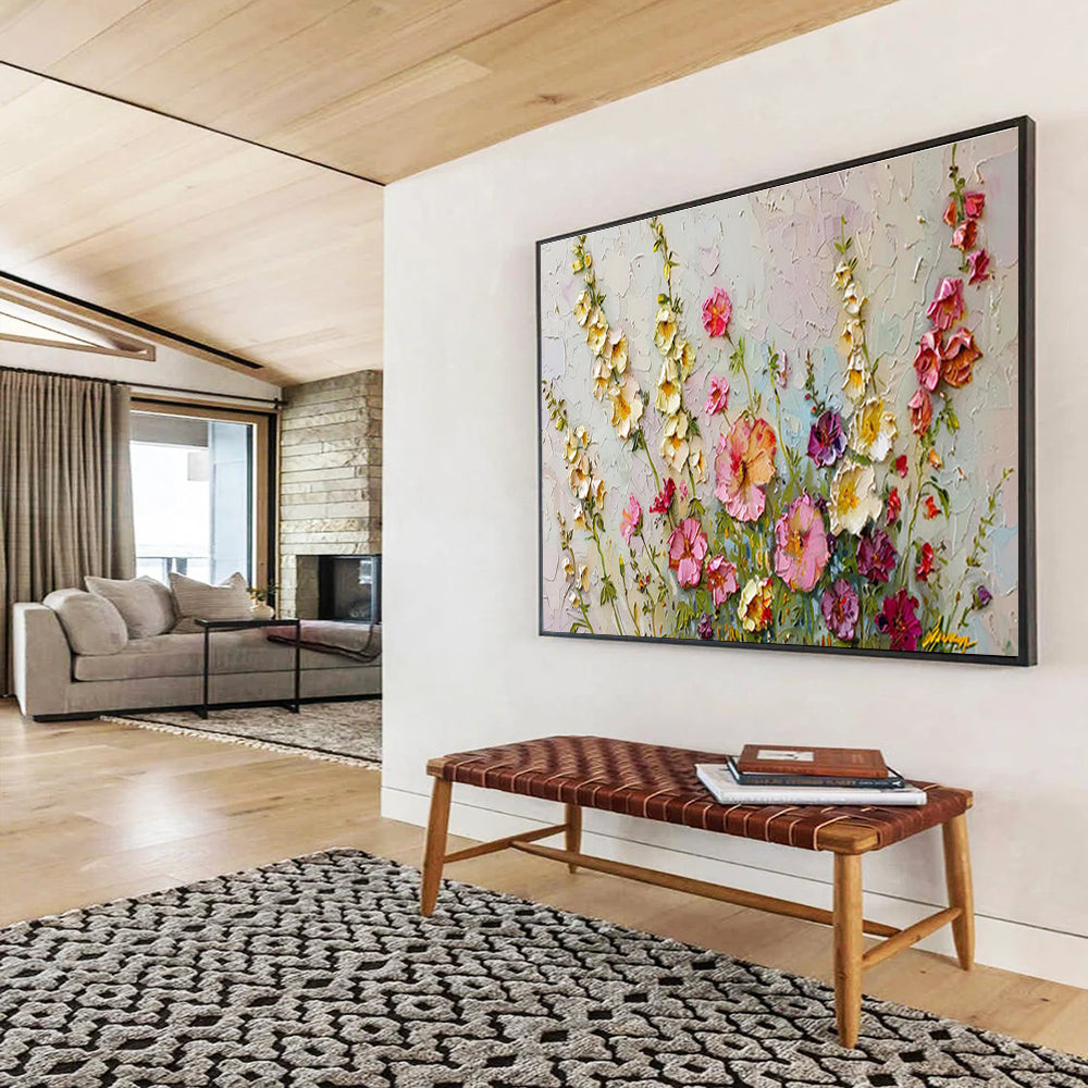 “Rhythmic Impressions” Colossal Abstract Artwork for Dining Room & Bar DKH260