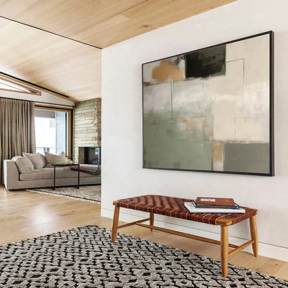 “Serene Horizons” Large - Sized Abstract Painting for Office & Bedroom DKH328