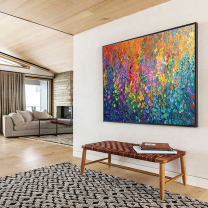 Vast Hand - Painted Textured Abstract Canvas for Decorative Impact DKH702