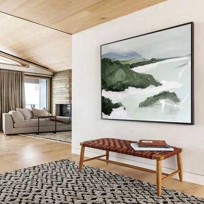 Spectacular Hand - Painted Textured Abstract Painting for Entryway & Bedroom DKH603