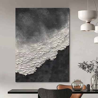 Large Custom Abstract Paintings with Textured Details for Bedroom & Office DTP339