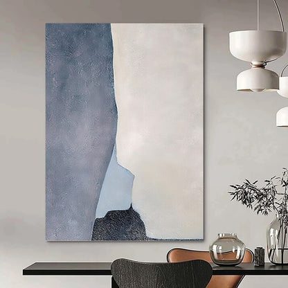 Titanic - Scale Vertical Hand - Painted Custom Abstract Saga (with Layered Textures), for Bedroom and Living Room DKH1539
