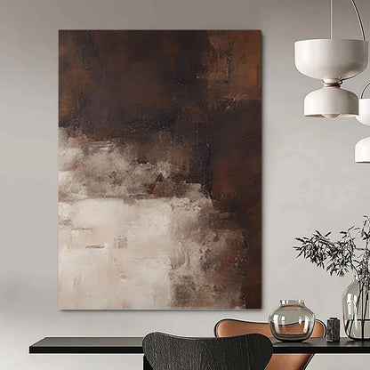 Vast Hand - Painted Textured Custom Abstract Art, for Decorating Bedroom and Dining Room DKH1469