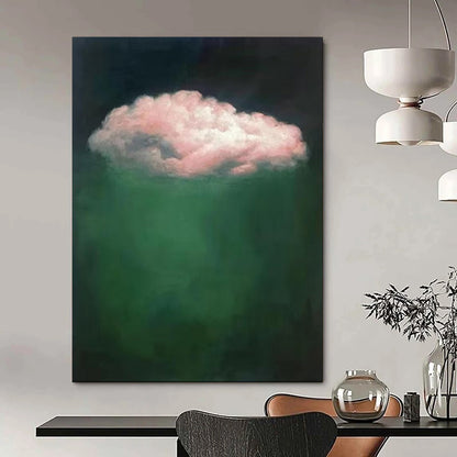 Modern & Geometric Hand-Painted Custom Abstract Painting for Office & Bar LargeART1984