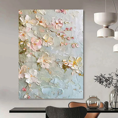 Warm - Hearted Hand - Painted Textured Abstract on Canvas for Dining Room & Living Room DKH1392