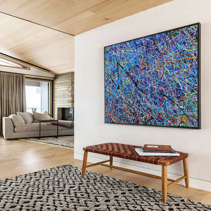 Captivating Vast - Scale Abstract Mural for Office & Living Room LargeART1726