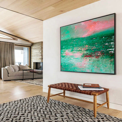 Grand - Scale Abstract Painting for Entryway & Living Room DKH398