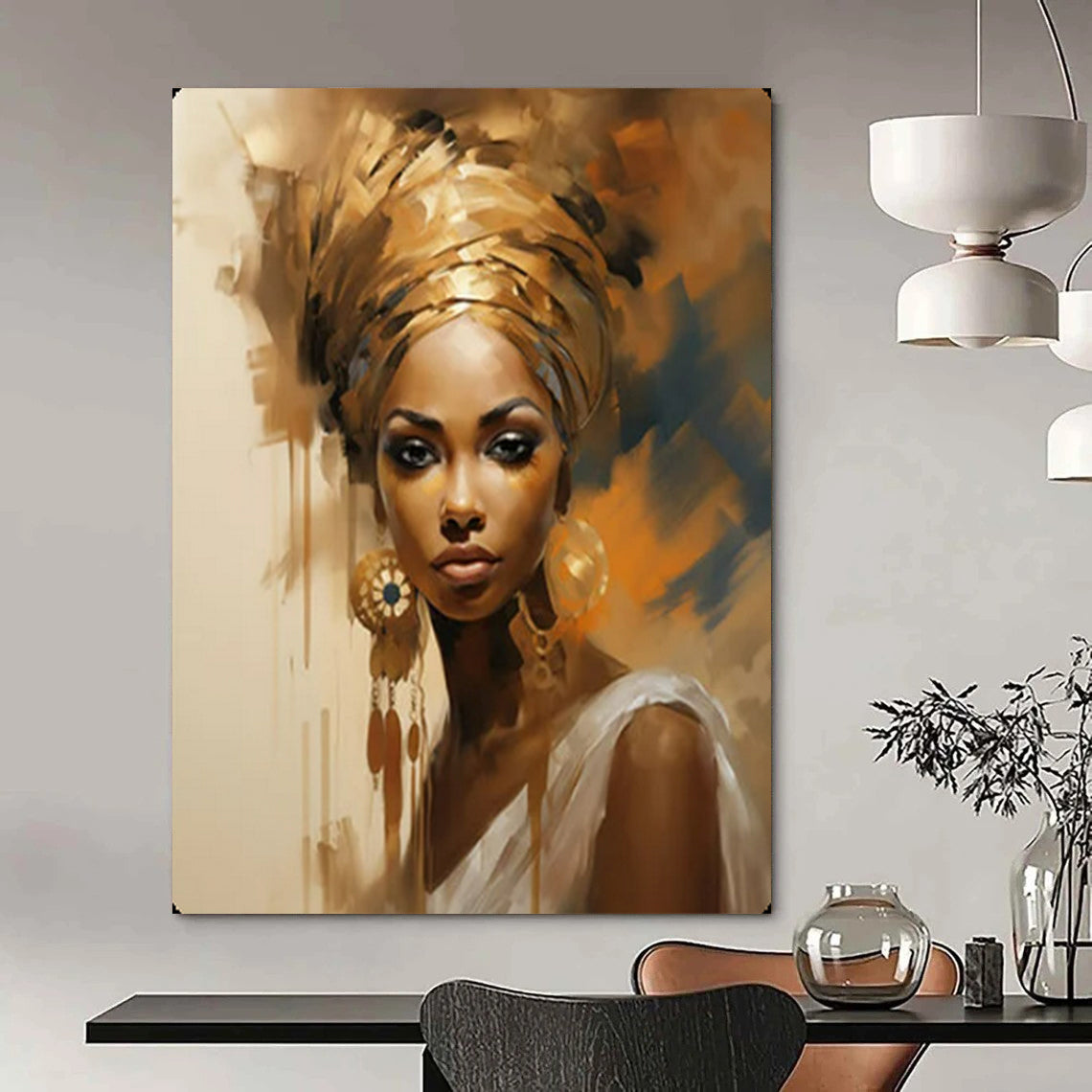 Artisan-Created Large Textured Canvas for Office & Spa LargeART2159