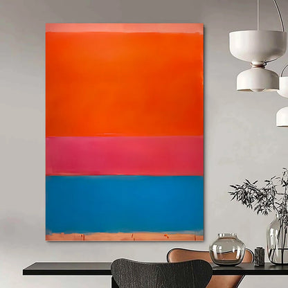 Tall - Stretch Vertical Hand - Painted Textured Custom Abstract Hymn for Hotel and Bedroom DKH1604