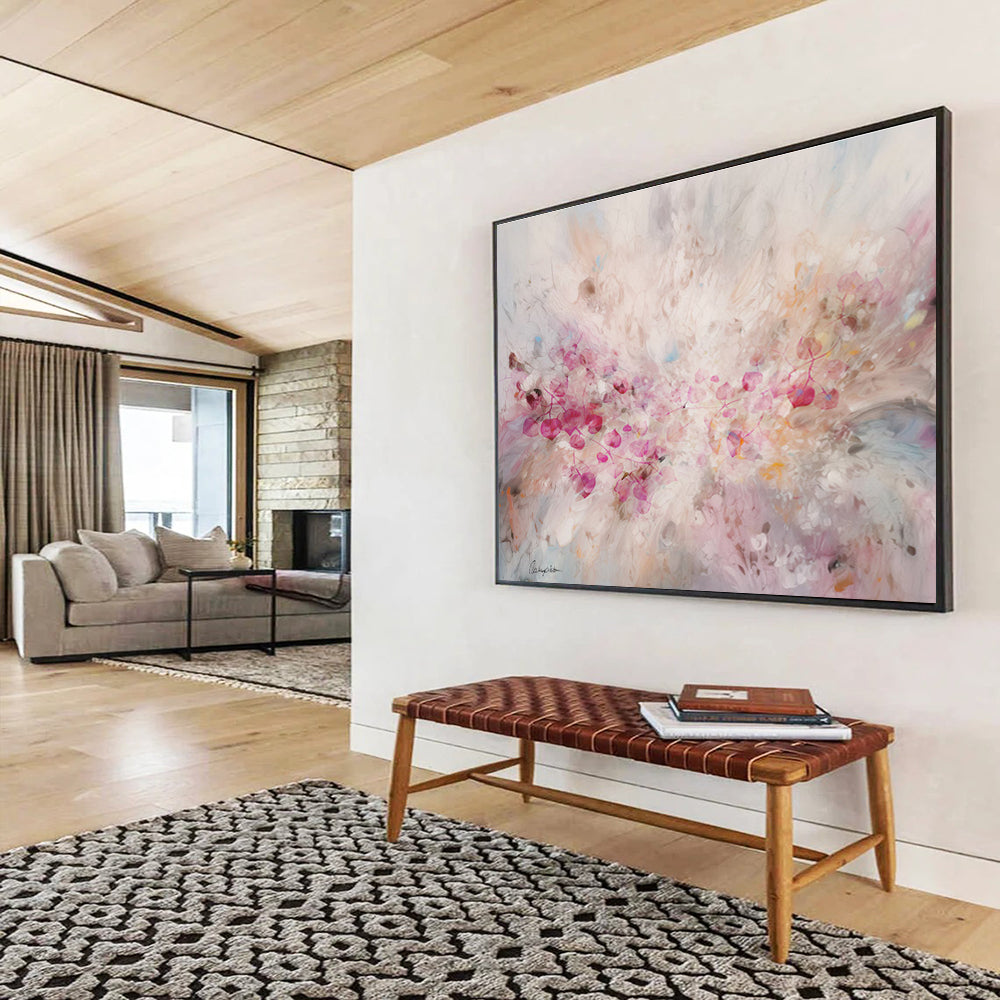 Large - Sized Textured Abstract Art for Bar & Entryway DKH533