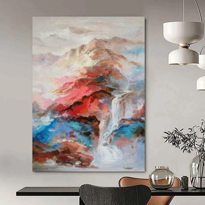 Gigantic Hand-Painted Abstract Mural for Living Room & Dining Room LargeART2346