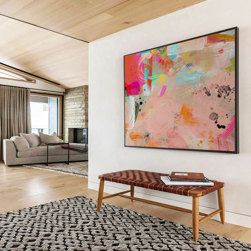 Bespoke Large - Format Art for Living Room & Office DKH079