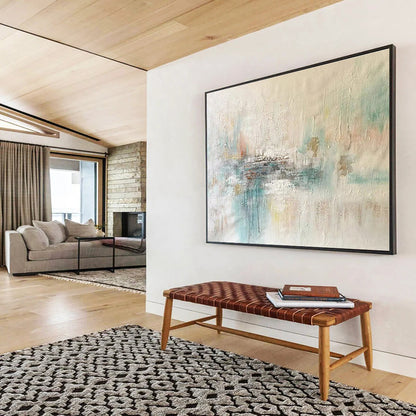 “Stellar Impulses” Massive Abstract Painting for Entryway & Office DKH290