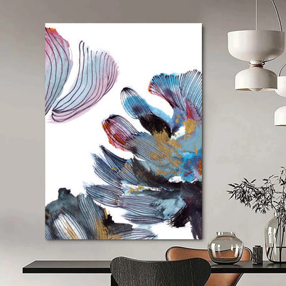 Big Custom Hand-Painted Abstract Art: Textures to Make a Statement DTP199