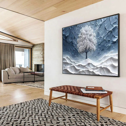 Transformative Original Colossal Textured Hand - Painted Abstract Artwork for Complete Redesigns DKH829