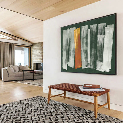 Striking Hand - Painted Textured Abstract Wall Painting for Bedroom & Hallway DKH612