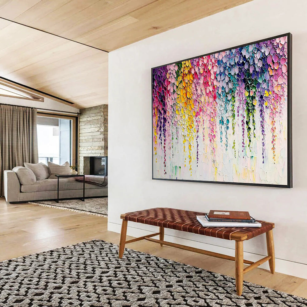 Explosive Vast Abstract Painting for Hallway & Bar LargeART1768