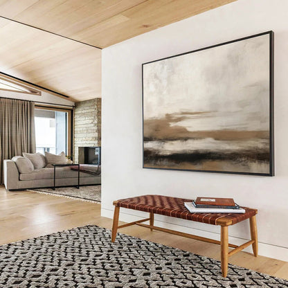 “Artistic Tapestry” Large - Format Abstract Mural for Bedroom & Dining Room DKH332