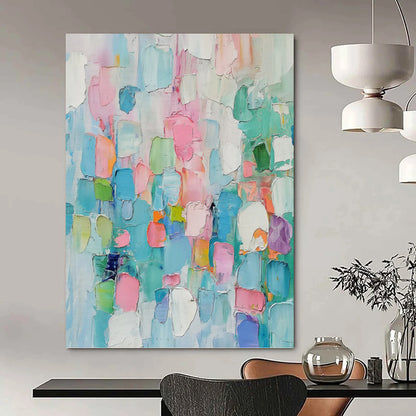 Hand - Rendered Custom Textured Abstract Wall Art for Office & Living Room DKH0997