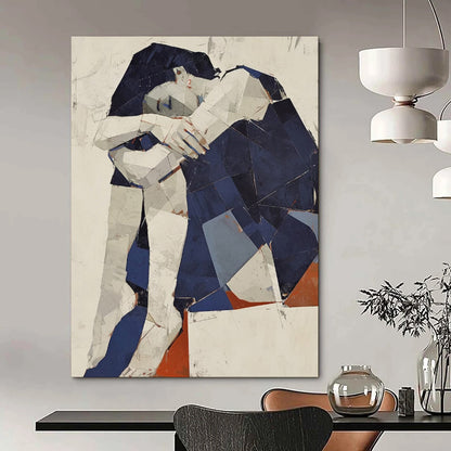 Vibrant & Colorful Hand-Painted Custom Abstract Painting for Bar & Living Room LargeART1980