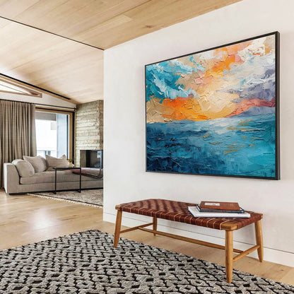 Colossal Textured Abstract Wall Decor for Office & Bar DKH503