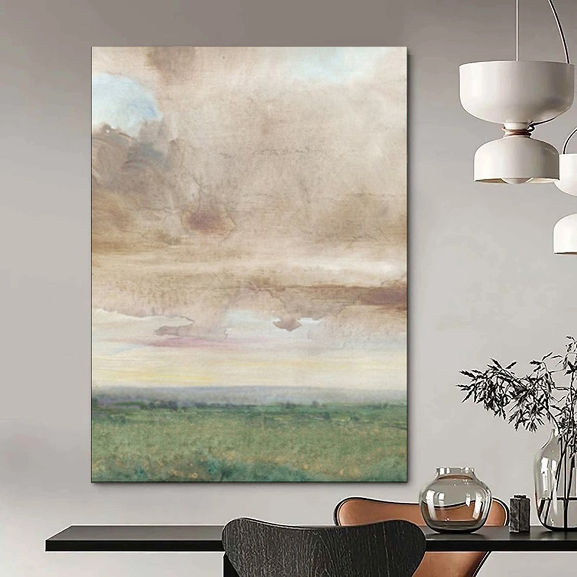 Large-Scale Textured Abstract Wall Art for Living Room & Studio LargeART2116