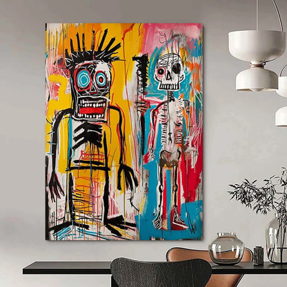 Arctic Echoes: Gargantuan Hand - Painted Textured Custom Abstract Work for Entryway and Hotel DTP099