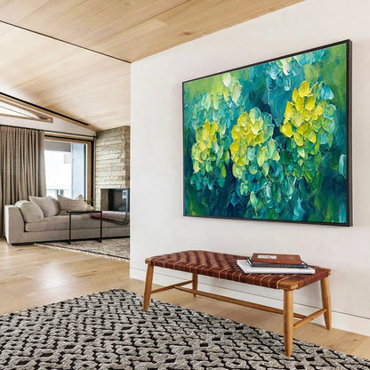Original Hand - Painted Textured Large Abstract Creation for Charming Interiors DKH799