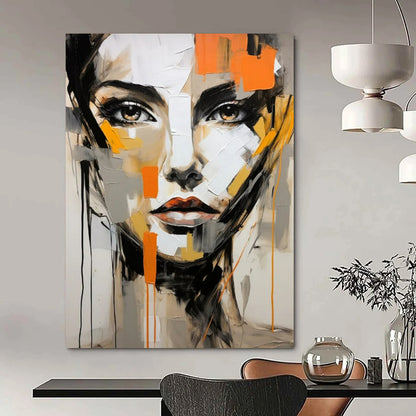 Monumental-Sized Hand-Painted Abstract Art for Bedroom & Meditation Room LargeART2215