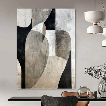 Cheerful Hand - Painted Textured Abstract for Bedroom & Bar DKH1312