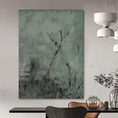 Monumental Hand - Painted Textured Abstract for Study & Conservatory DKH1205