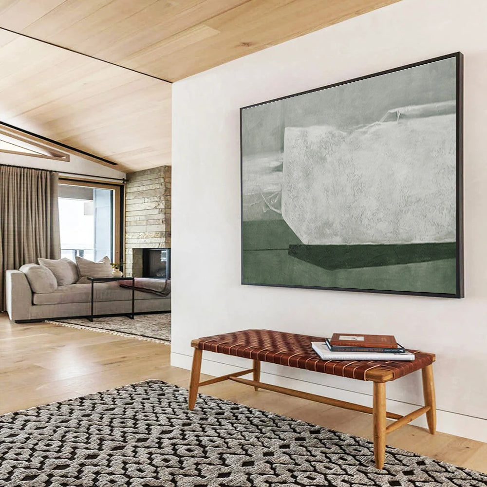 Immense Hand - Painted Textured Abstract Art for Office & Bar DKH611