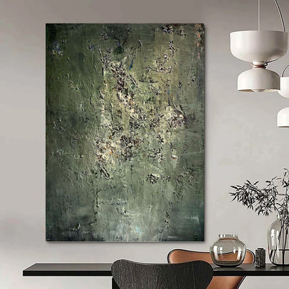 Massive Hand - Painted Textured Abstract Mural for Office & Hotel Suite DKH1195
