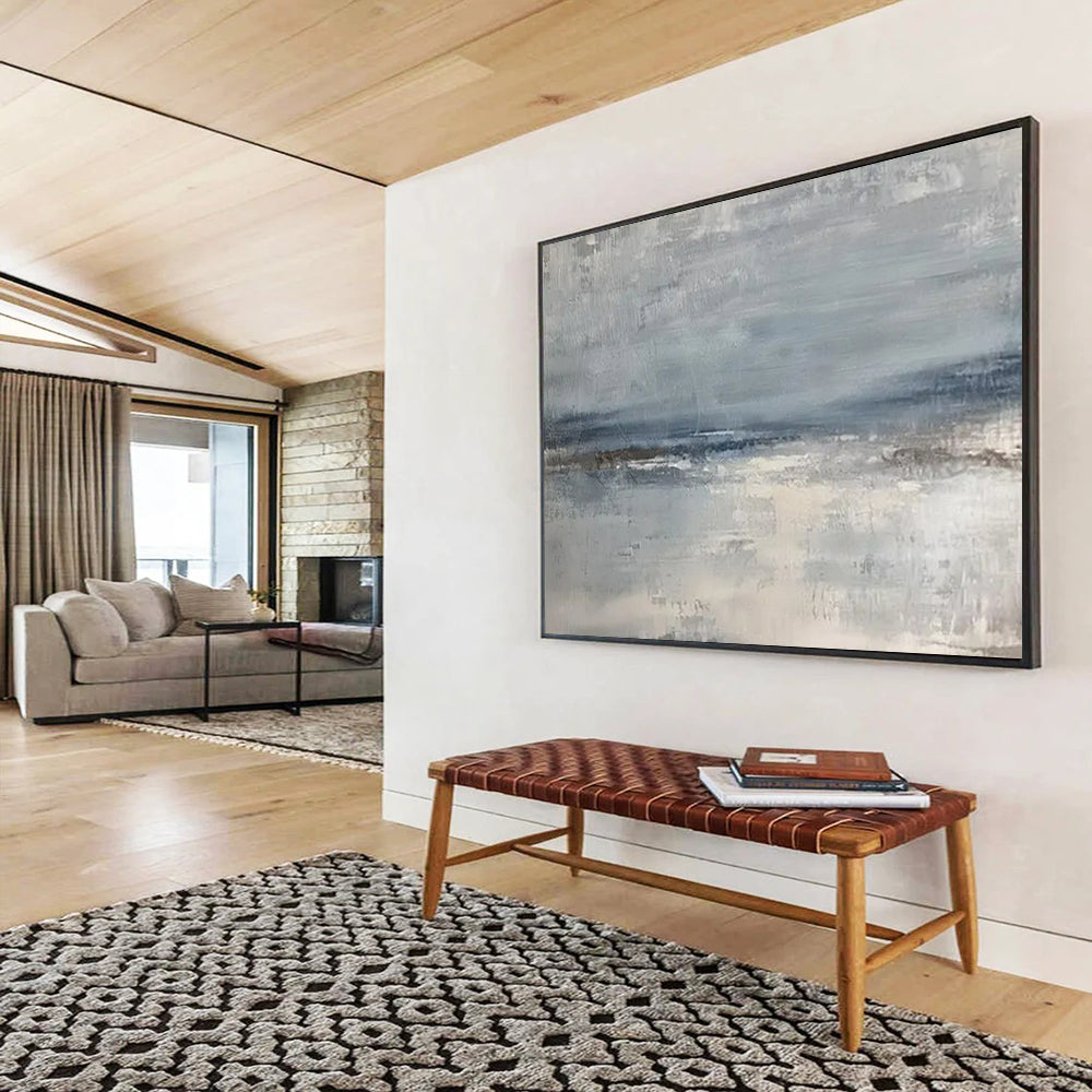 Elegant Large - Format Abstract Wall Art for Dining Room & Entryway LargeART1578