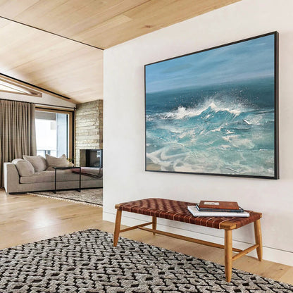 Dynamic Ocean Waves - Energetic Bathroom Art DLZ025