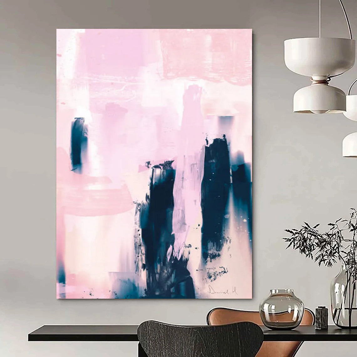 Large Custom Abstract Paintings: Handmade, Textured & Captivating DTP179