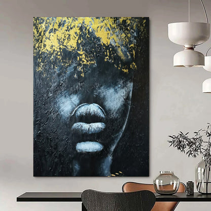 Custom-Crafted Textured Abstract Mural for Entryway & Hallway LargeART2153