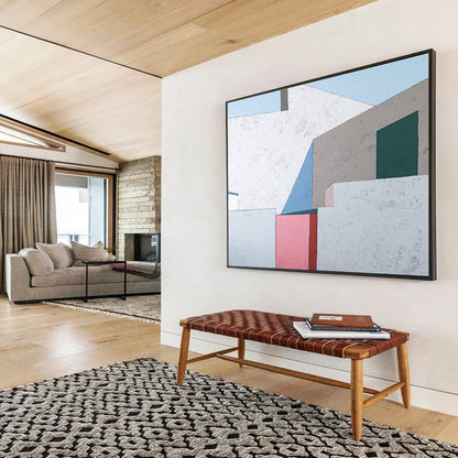 Colossal Hand - Painted Textured Abstract Art for Bedroom & Office DKH572