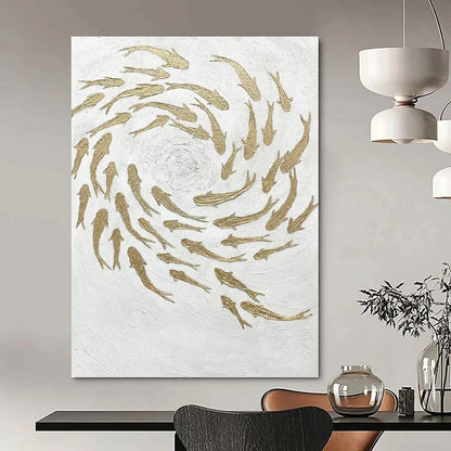 Mammoth - Dimensioned Vertical Hand - Painted Textured Custom Abstract Elegy, for Bedroom and Hotel DKH1544