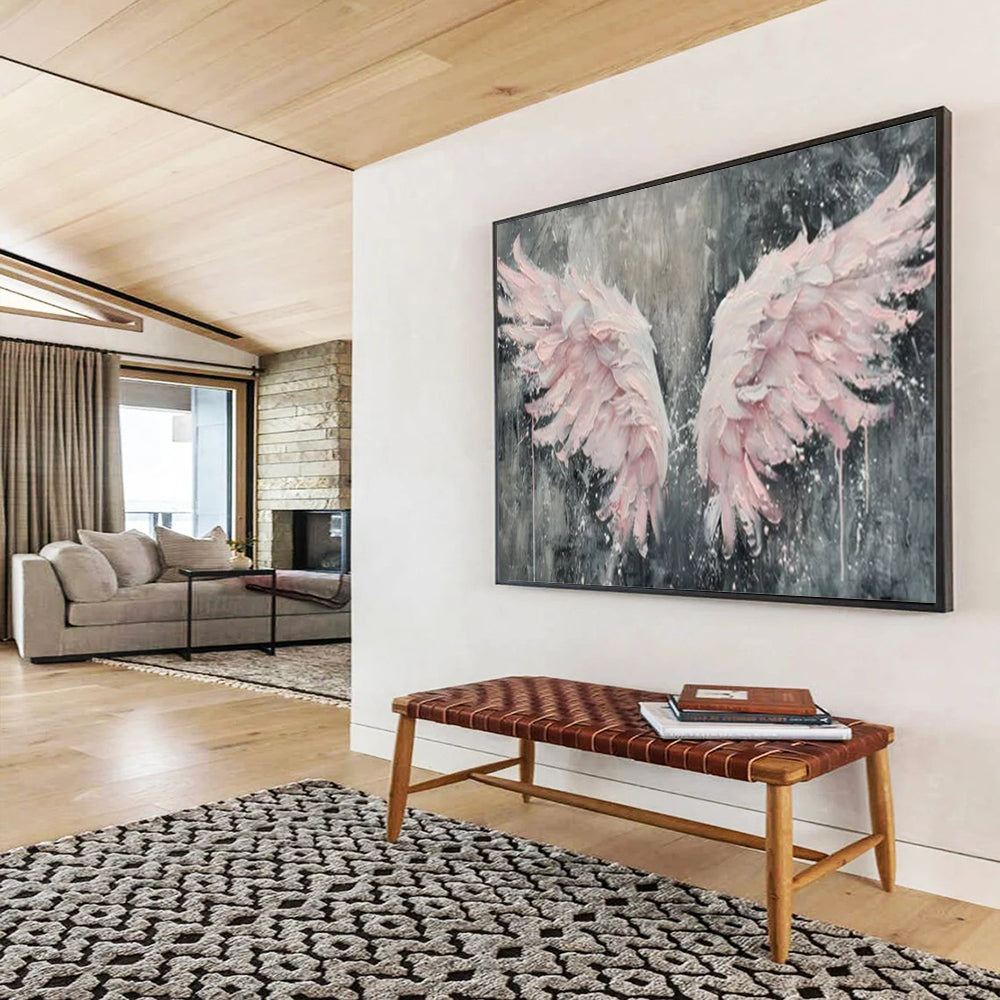 Alluring Oversized Abstract Painting for Hotel Lobby & Hallway LargeART1618