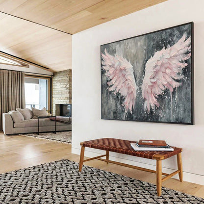 Alluring Oversized Abstract Painting for Hotel Lobby & Hallway LargeART1618
