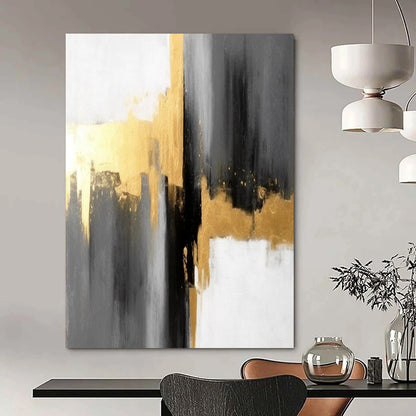 Super - Sized - Scale Hand - Painted Custom Abstract Work for Hallway and Hotel DTP076