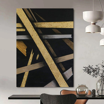 Beguiling Vast-Scale Hand-Painted Abstract Wall Art: Ignite Your Bedroom & Entryway LargeART2388