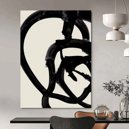 Gigantic Hand-Painted Abstract Mural for Dining Room & Bar LargeART2317